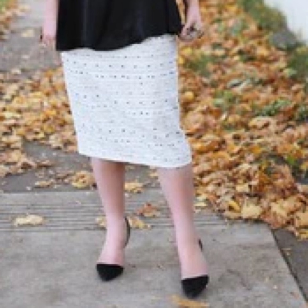 White Midi Skirt